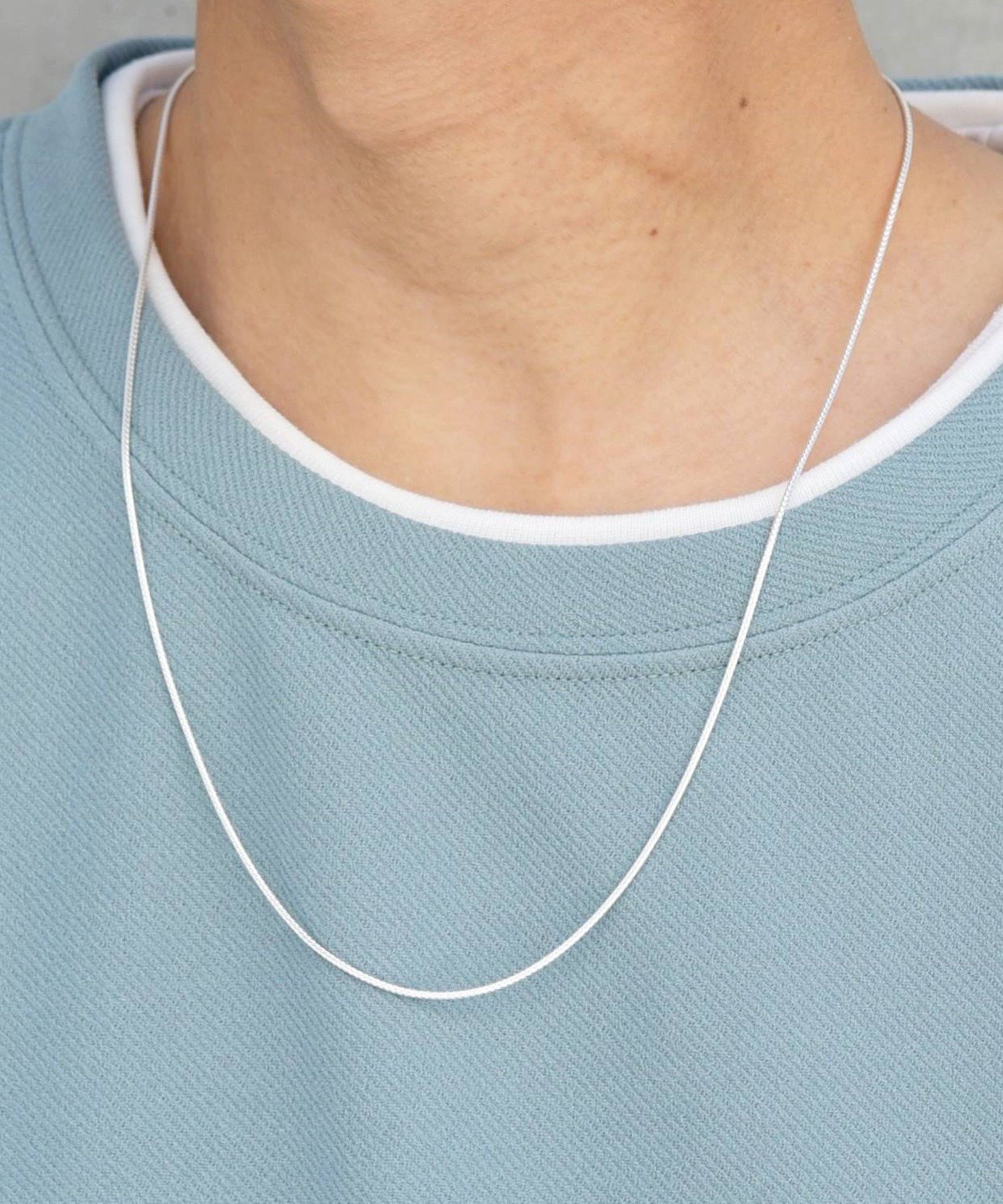 SHIPS any SHIPS any: SLV925 55cm チェーン ネックレス シップス アクセサリー・腕時計 ネックレス ホワイト【送料無料】のサムネイル