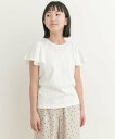 URBAN RESEARCH DOORS 『WEB/一部店舗限定』フレアショートスリーブTシャツ(KIDS) アーバンリサーチドアーズ トップス その他のトップス ホワイト ブルー【送料無料】