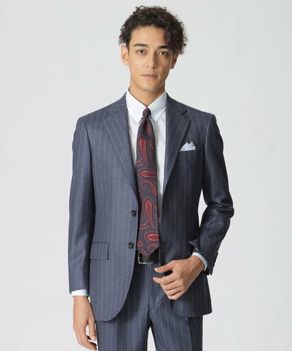 【SALE/29%OFF】Paul Stuart 「BAKER MODEL」 カレッジフラノ ストライプ柄スーツ ポール・スチュアート スーツ・フォーマル セットアップスーツ ブルー【送料無料】 【SALE/29%OFF】Paul Stuart 「BAKER MODEL」 カレッジフラノ ストライプ柄スーツ ポール・スチュアート スーツ・フォーマル セットアップスーツ ブルー【送料無料】