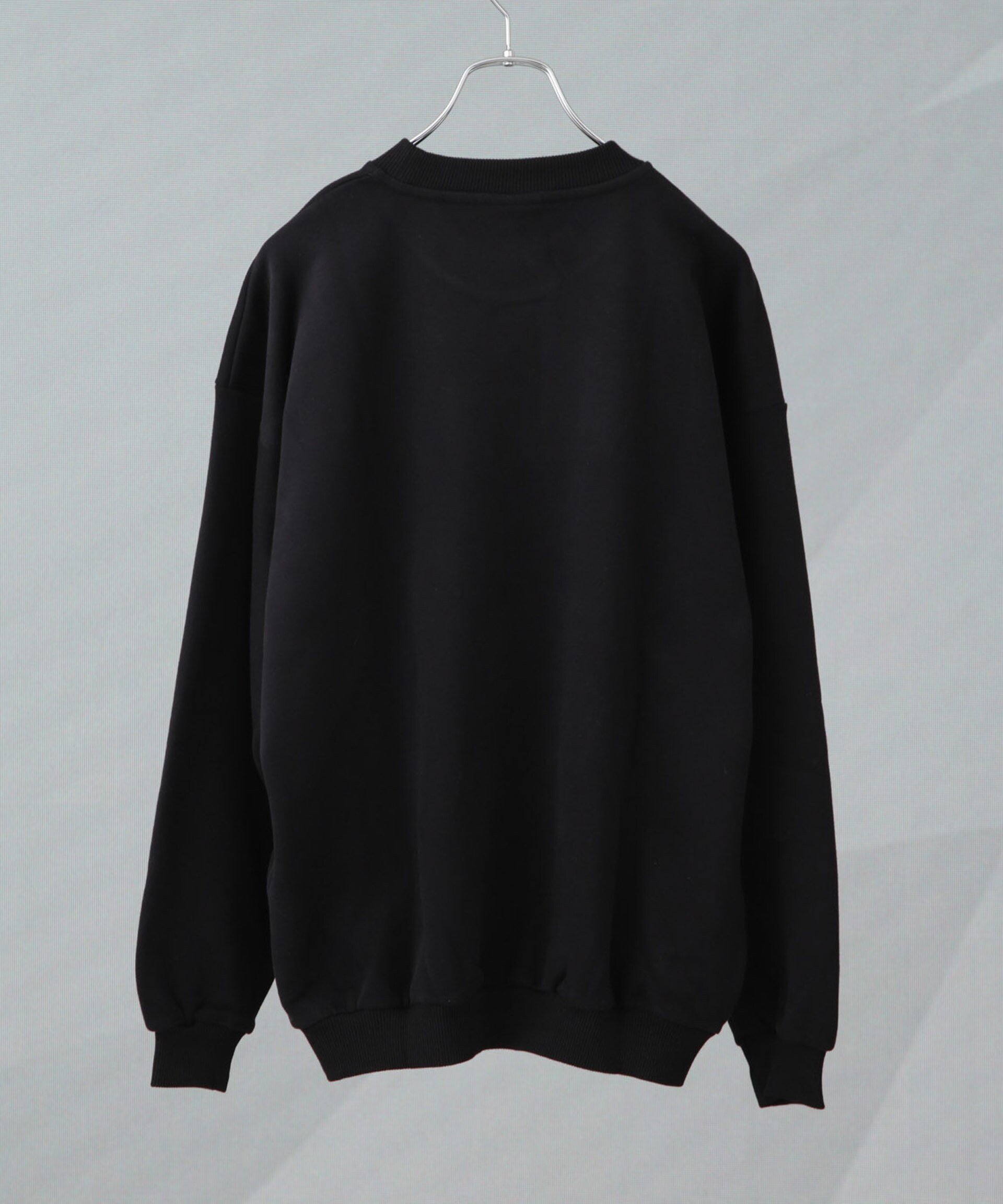 NANO universe RITA ROW/LUCAS SWEATSHIRT ナノユニバース トップス カットソー・Tシャツ ベージュ ブラック