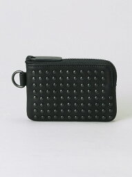 PATRICK STEPHAN PATRICK STEPHAN / Leather coin case 'all-studs' オールスタッズ レザー コインケース 小銭入れ パトリック ステファン 財布・ポーチ・ケース 財布 ブラック【送料無料】
