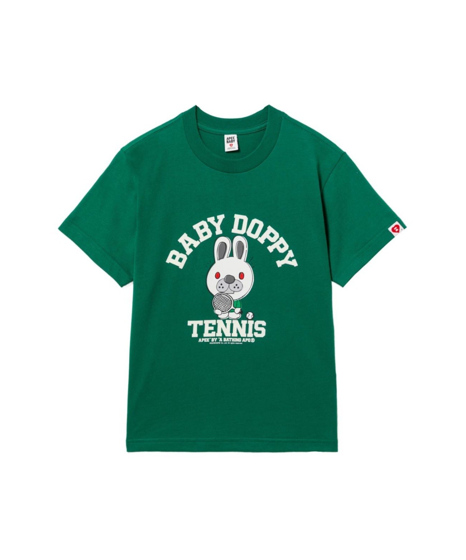 BABY DOPPY PRINTED TEE #1 ア ベイシング エイプ トップス カットソー・Tシャツ グレー グリーン ホワイト