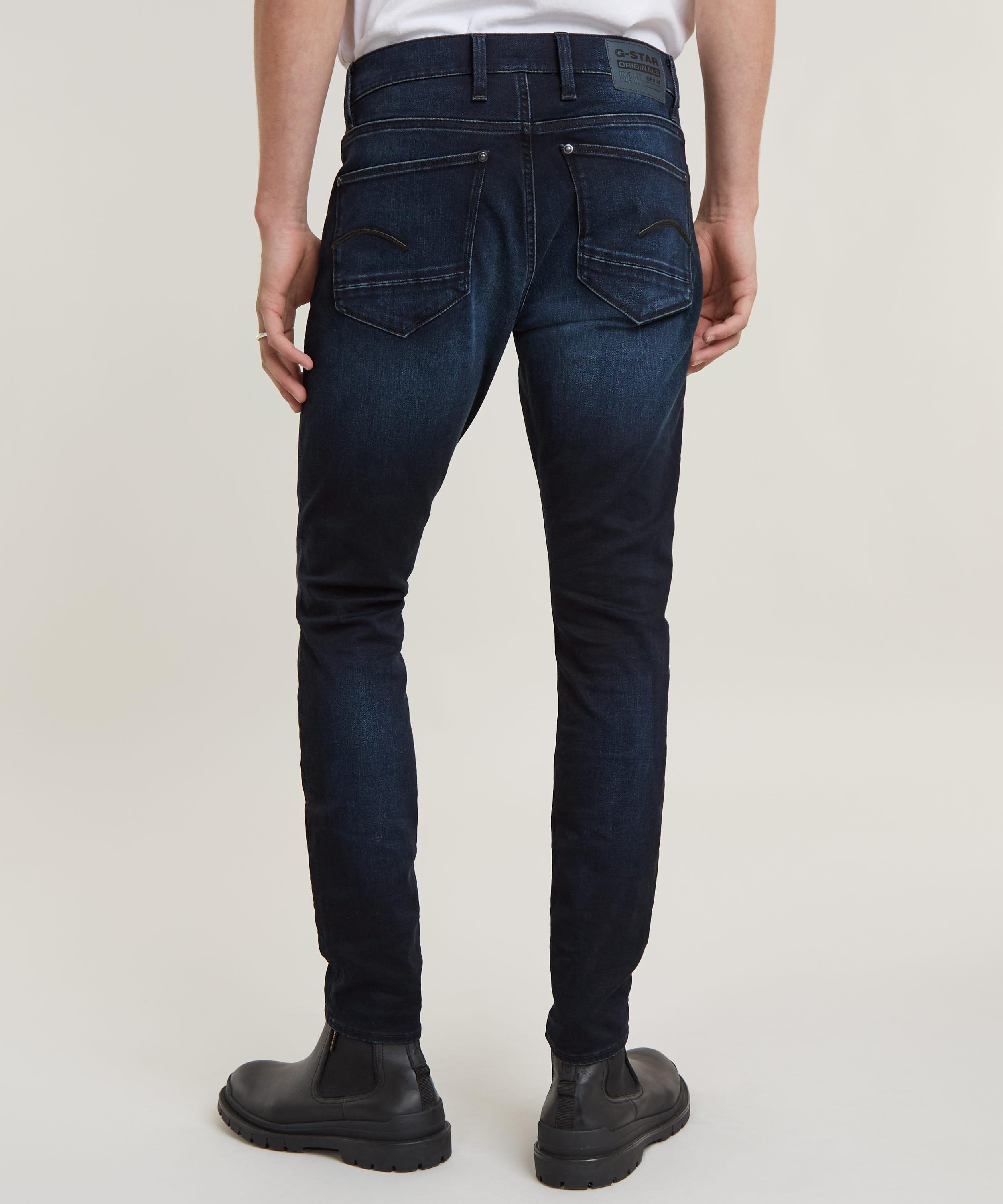 【公式ショップ】REVEND SKINNY JEANS/ストレッチスキニージーンズ ジースターロゥ パンツ ジーンズ・デニムパンツ ネイビー