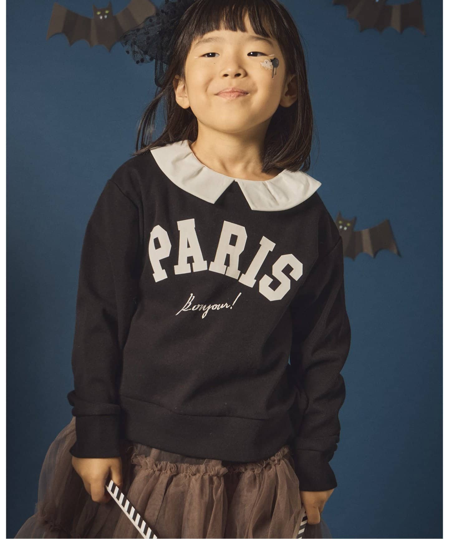 IENA ENFANT PARISロゴスウェット kids イエナ アンファン マタニティウェア・ベビー用品 その他のベビーグッズ ブラック【送料無料】