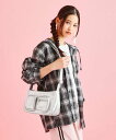 PINK-latte Wポケットショルダー ピンク ラテ バッグ ショルダーバッグ ブラック シルバー【送料無料】