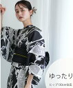 Nico@ntique ニコアンティーク 浴衣3点セット 波うさぎ オリーブブラック 3Lサイズ ウタタネ 着物・浴衣・和装小物 浴衣 ブラック【送料無料】