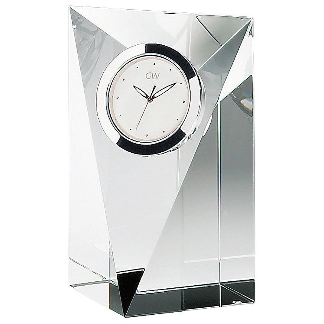 NARUMI 【公式】グラスワークス プリズム クロック(M) 10cm ナルミ インテリア・生活雑貨 時計【送料無料】