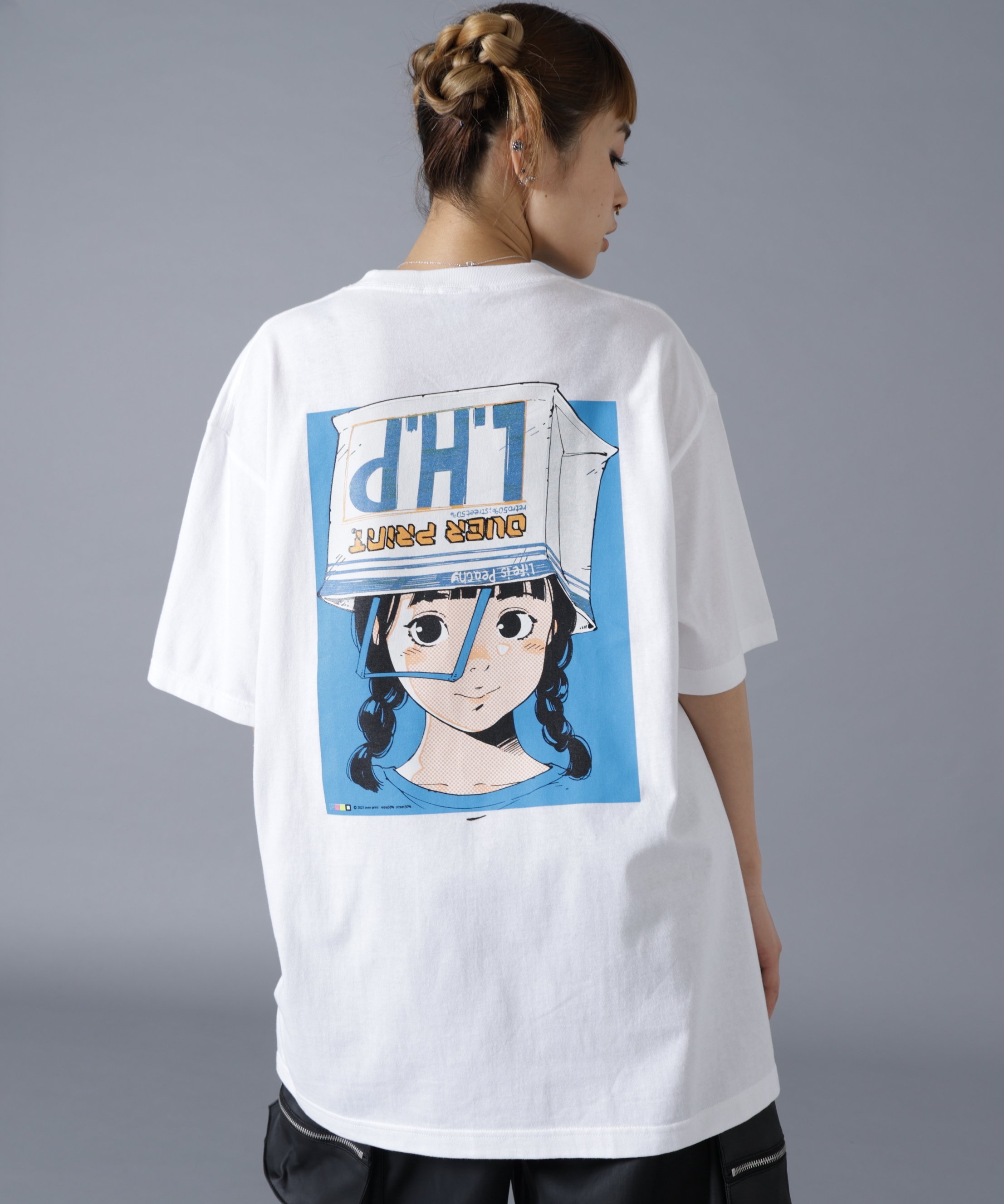 LHP overprint/オーバープリント/Shopper Tee COTOH エルエイチピー トップス カットソー・Tシャツ ブラック ホワイト