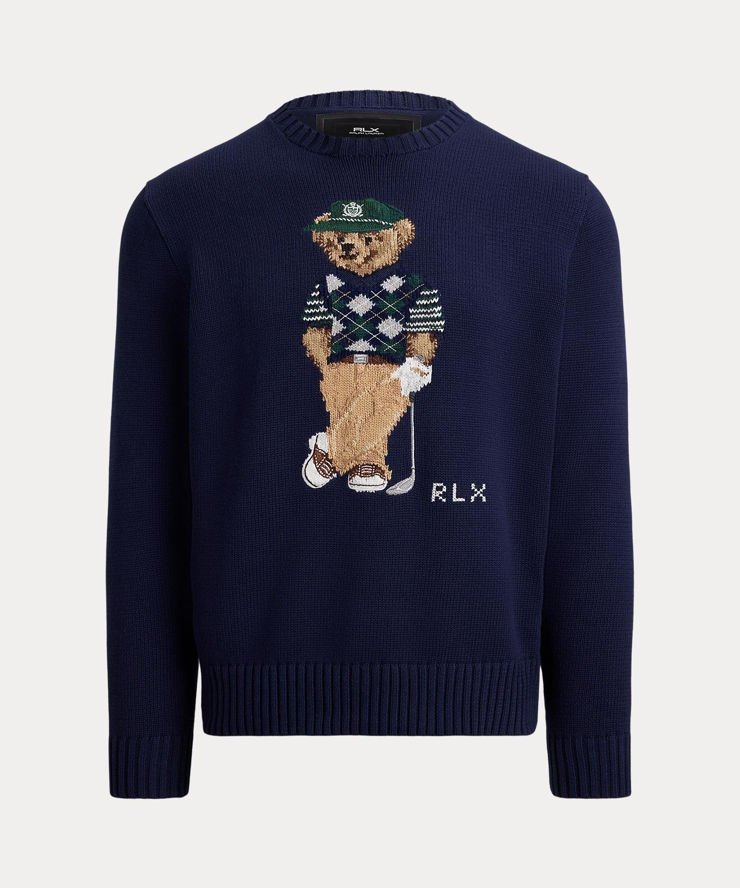 /RLX Golf (RLX)Polo ベア パフォーマンス セーター ラルフローレン トップス ニット ネイビー