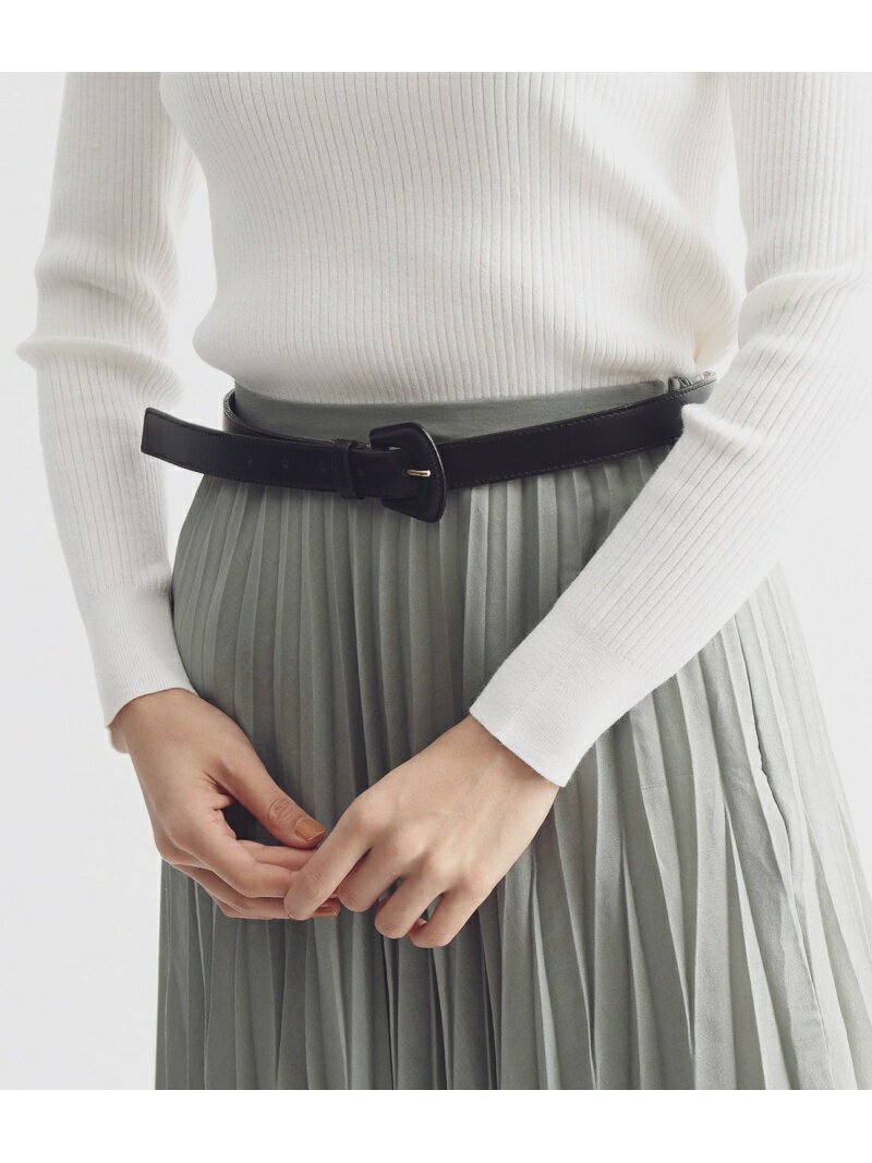 【SALE／30%OFF】SALON adam et rope' くるみバックルレザーベルト サロン アダム エ ロペ ファッション雑貨 ベルト ブラウン【送料無料】