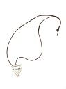 【SALE/90%OFF】F.S.B F.S.B/(U)【g】革ひもトライアングルネックレス NK011 エフエスビー アクセサリー ネックレス ブラウン