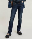 ジースター ロゥ ジーンズ レディース G-Star RAW 【公式ショップ】MIDGE MID SKINNY BOOTCUT/スキニーブーツカットジーンズ ジースターロゥ パンツ ジーンズ・デニムパンツ ネイビー【送料無料】