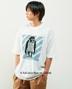 ROSEBANK MEN'S MELROSE banksyTシャツ メンズメルローズ トップス カットソー・Tシャツ ホワイト レッド【送料無料】