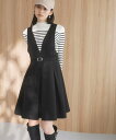 【SALE/40%OFF】VIS ヘリンボーンミニジャンスカ ビス ワンピース・ドレス ワンピース ブラック グレー【送料無料】