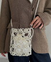 【SALE/30%OFF】MYMOOD. 2WAYビーズミニバッグ ビジュー 結婚式 2次会 オケージョン アウトフィッターラボ バッグ ハンドバッグ ホワイト...