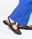 STEVE MADDEN ベルトデザインフラットミュール スティーブマデン シューズ・靴 ミュール ブラック【送料無料】