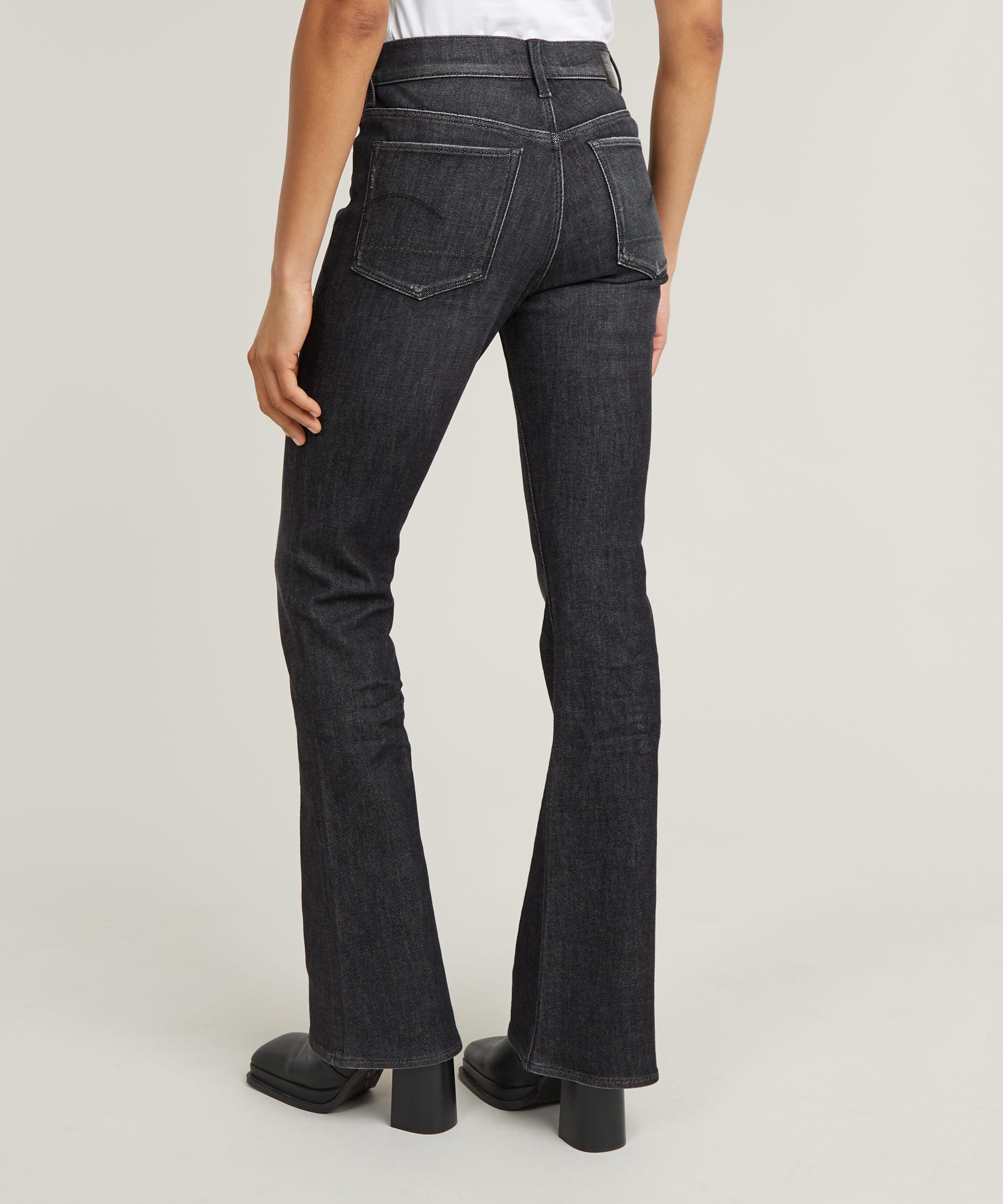 【公式ショップ】3301 FLARE JEANS/ヴィンテージライクフレアスキニージーンズ ジースターロゥ パンツ ジーンズ・デニムパンツ グレー