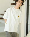 COBMASTER COBMASTER/コブマスター 吸水速乾天竺ラゲッジポケットビッグTEE (MENS) ゴースローキャラバン トップス カットソー・Tシャツ ブラック ホワイト ベージュ【送料無料】
