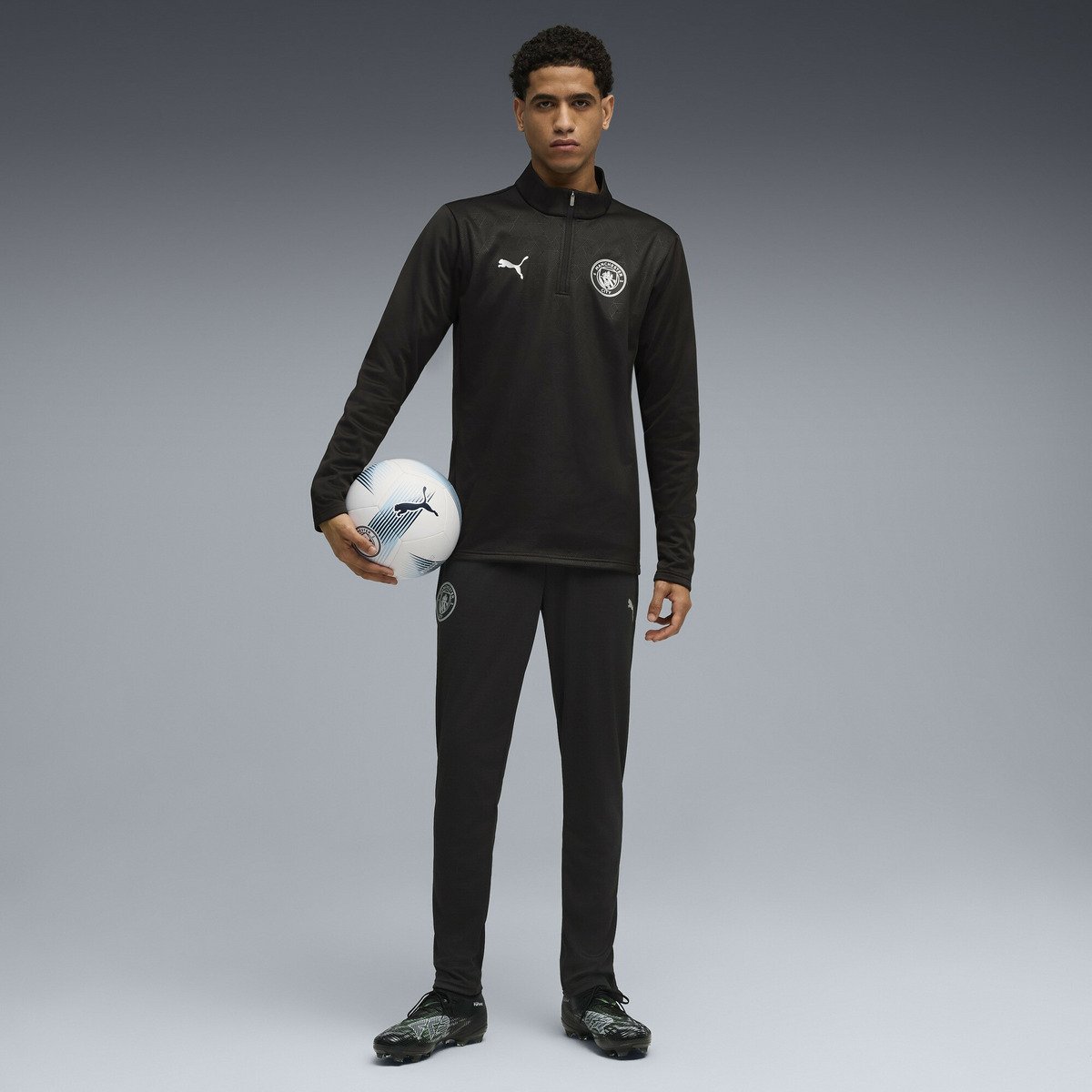 メンズ マンチェスターシティ FC トレーニング Wポケッツ パンツ MCFC Training Pants w/ pock プーマ パンツ ジャージ・スウェットパンツ ブラック