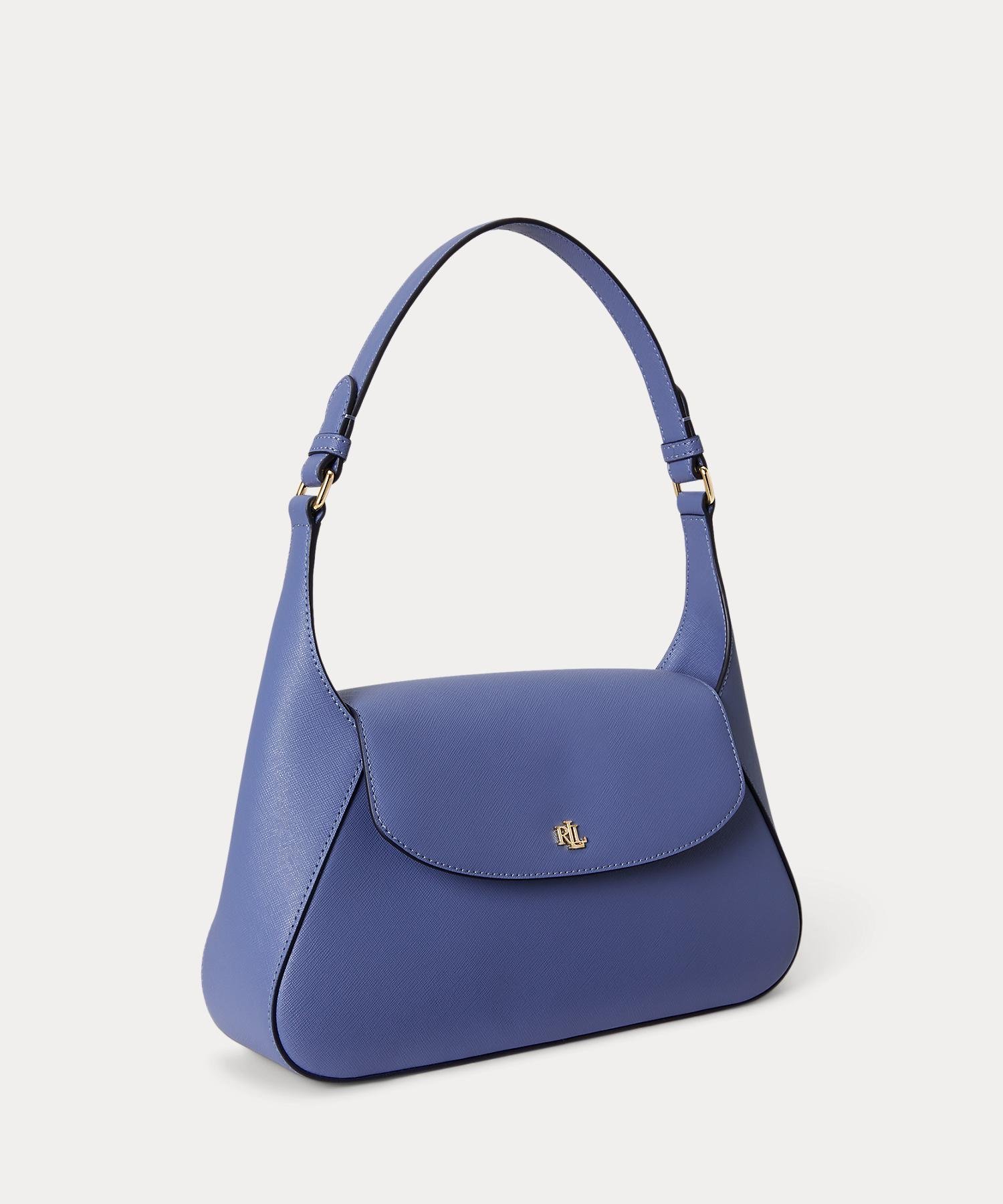 LAUREN RALPH LAUREN クロスハッチ ミディアム Schylar ショルダー バッグ ラルフローレン バッグ ショルダーバッグ ブルー【送料無料】
