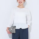 【SALE/30%OFF】Rouge vif la cle マジョリカプリーツブラウス ルージュ・ヴィフ ラクレ トップス シャツ・ブラウス ブルー ホワイト【...