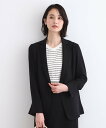 【SALE/60%OFF】INDIVI 【こなれSETUP/裏なし/UVケア/吸水速乾】テーラードカラージャケット インディヴィ スーツ・フォーマル セットアッ...