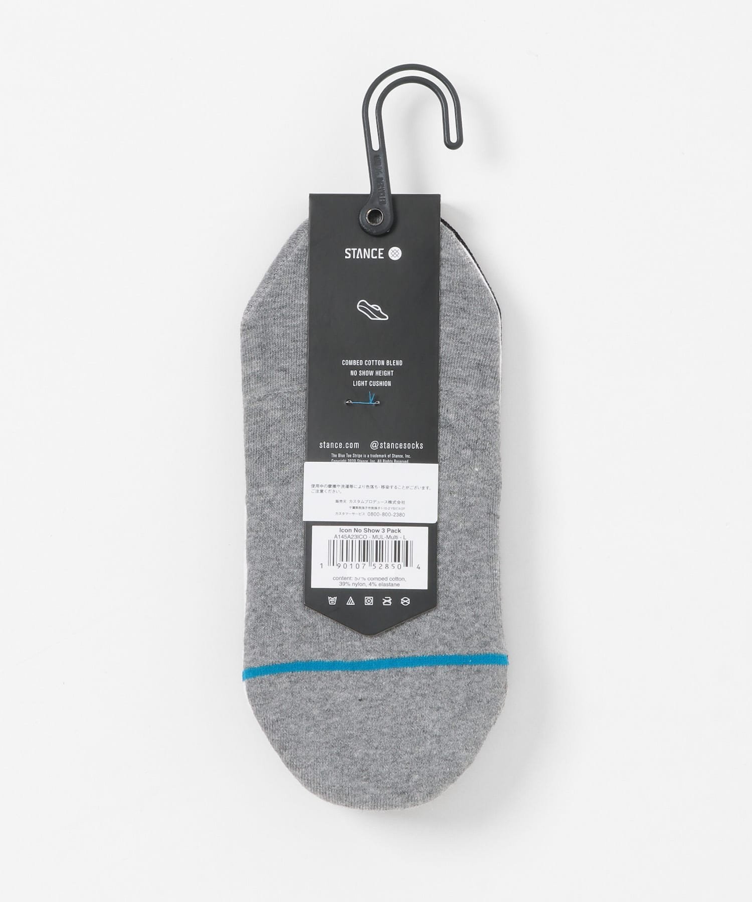 Sonny Label STANCE SOCKS ICON NO SHOW 3 PACK サニーレーベル 靴下・レッグウェア 靴下【送料無料】