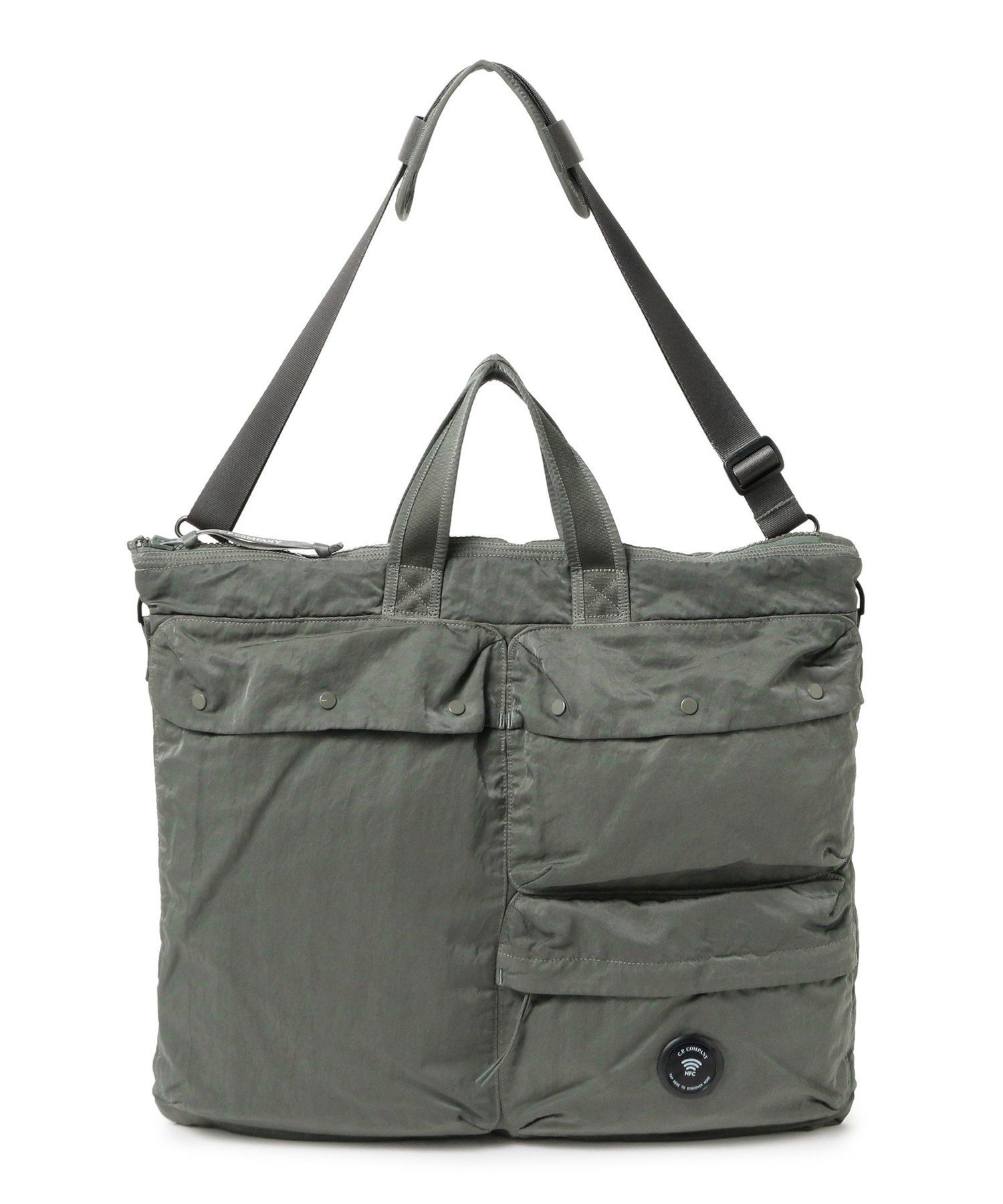 Rakuten FashionのBEAMS T C.P. Company / Nylon B Lens Shoulder Bag ビームスT バッグ その他のバッグ グレー【送料無料】｜アングル2