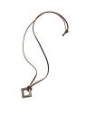 【SALE/90%OFF】F.S.B F.S.B/(U)【g】革ひもひし形ネックレス エフエスビー アクセサリー ネックレス ブラウン