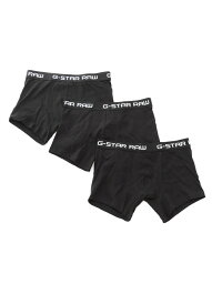 G-Star RAW 【公式ショップ】Classic Trunks 3-Pack/ボクサーパンツ/3枚組 ジースターロゥ インナー・ルームウェア ボクサーパンツ・トランクス ブラック【送料無料】