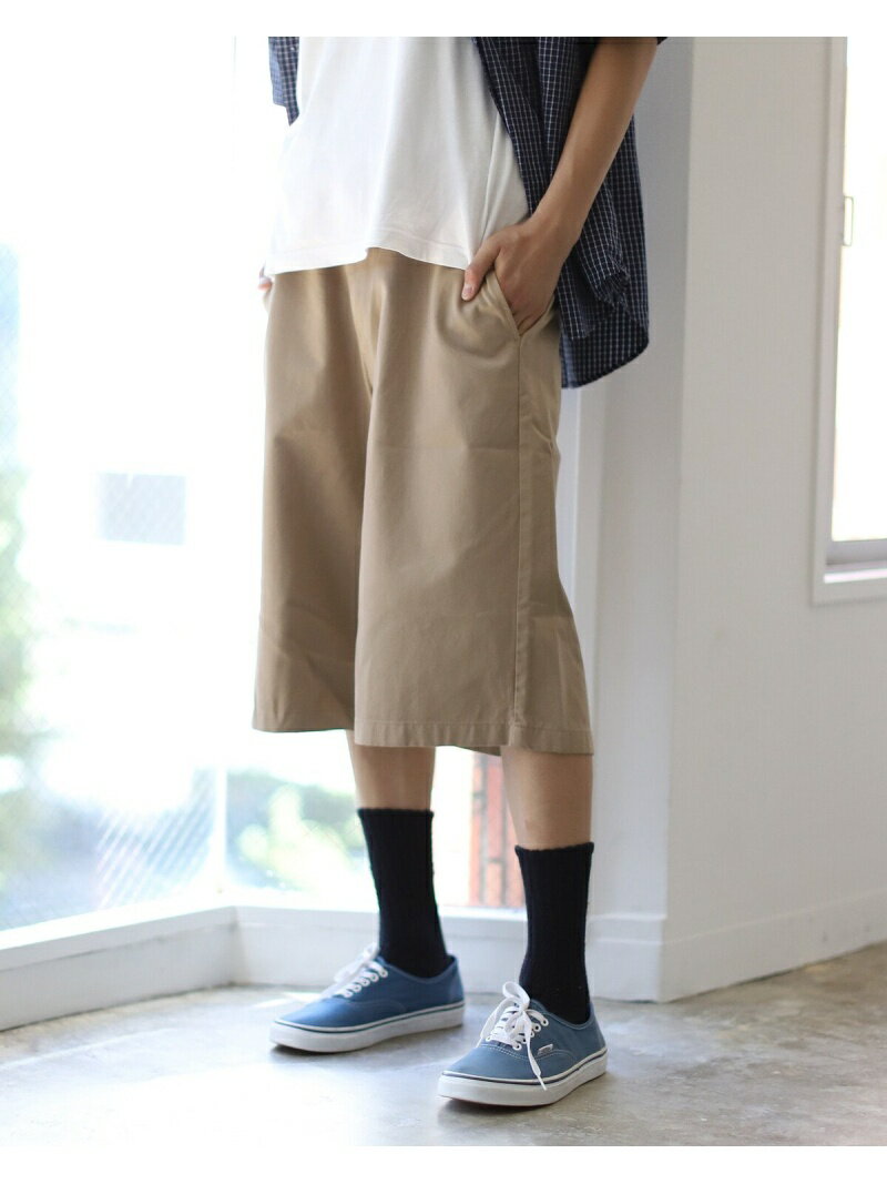 【SALE／50%OFF】BEAMS MEN BEAMS / ビッグフィット チノ ショーツ ビームス アウトレット パンツ その他のパンツ ベージュ ネイビー【送料無料】