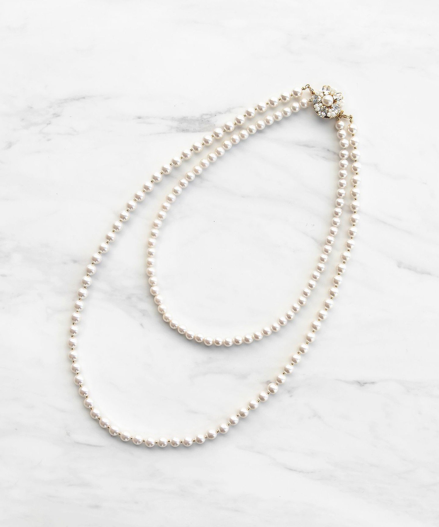 ビジュー TOCCA 【3WAY】BIJOUX CLASP PEARL NECKLACE ネックレス トッカ アクセサリー・腕時計 ネックレス ゴールド シルバー【送料無料】