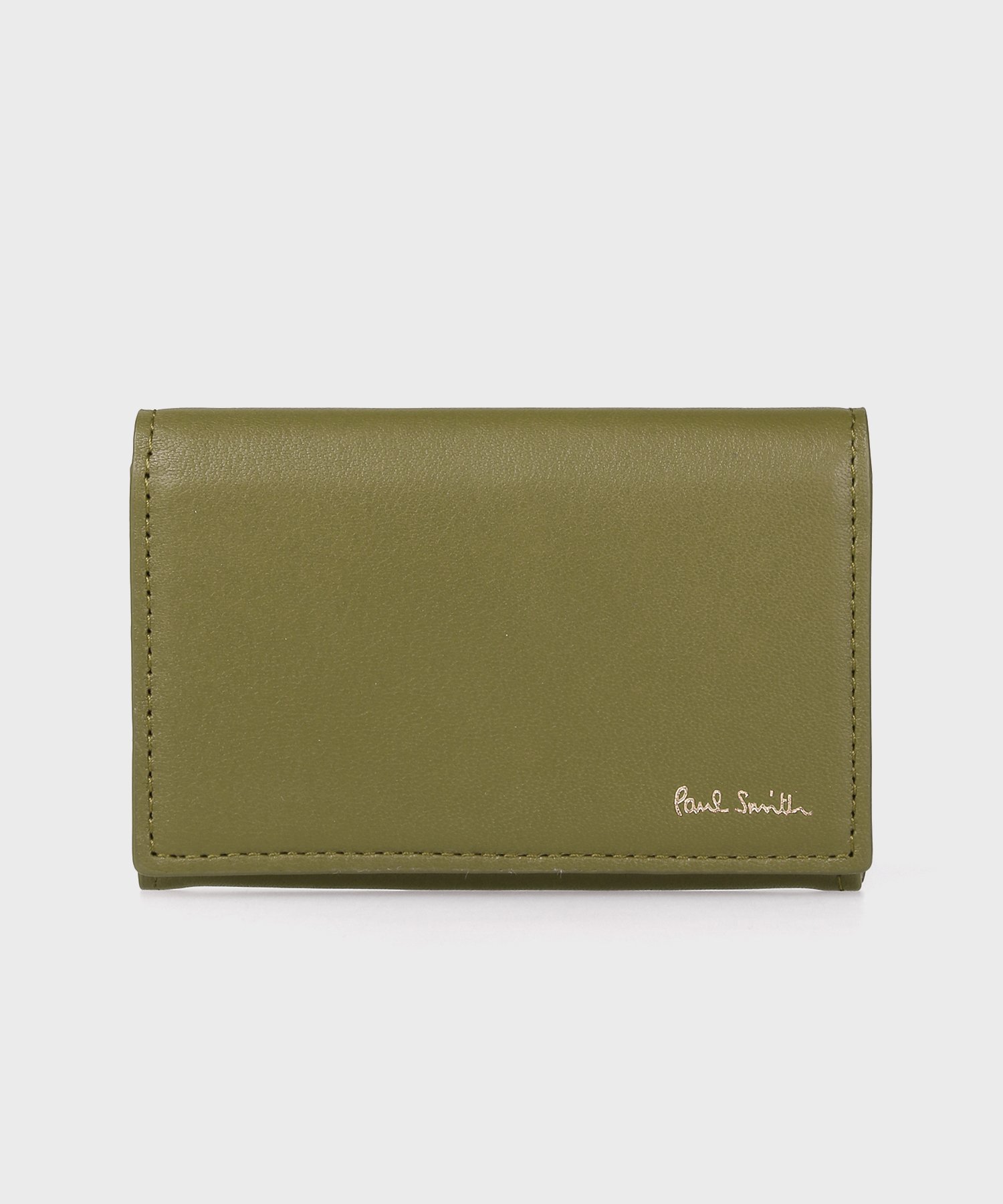 ポールスミス名入れ名刺入れ 【SALE／30%OFF】Paul Smith 【公式】マルチストライプトリムインサイド 名刺入れ ポール・スミス　アウトレット 財布・ポーチ・ケース その他の財布・ポーチ・ケース グリーン オレンジ【送料無料】