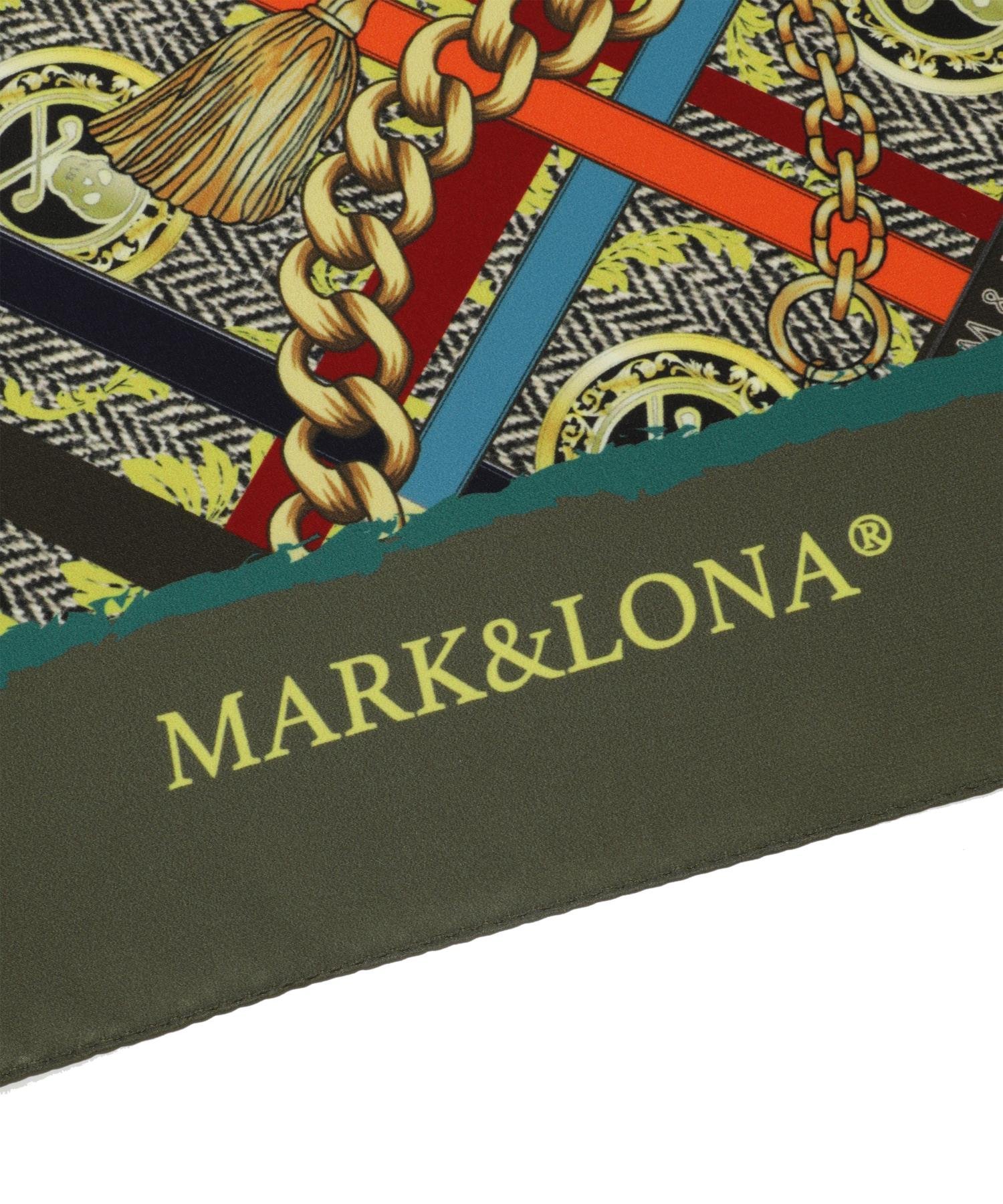 MARK & LONA Ain't That Peculiar Scarf ｜ MEN and WOMEN マークアンドロナ ファッション雑貨 スカーフ・バンダナ ブラック ブラウン