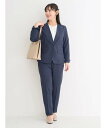 【SALE/30%OFF】Re-J&SUPURE 2点セットアップ ノーカラージャケット×パンツ リジェイアンドスプル スーツ・フォーマル セットアップスーツ ...