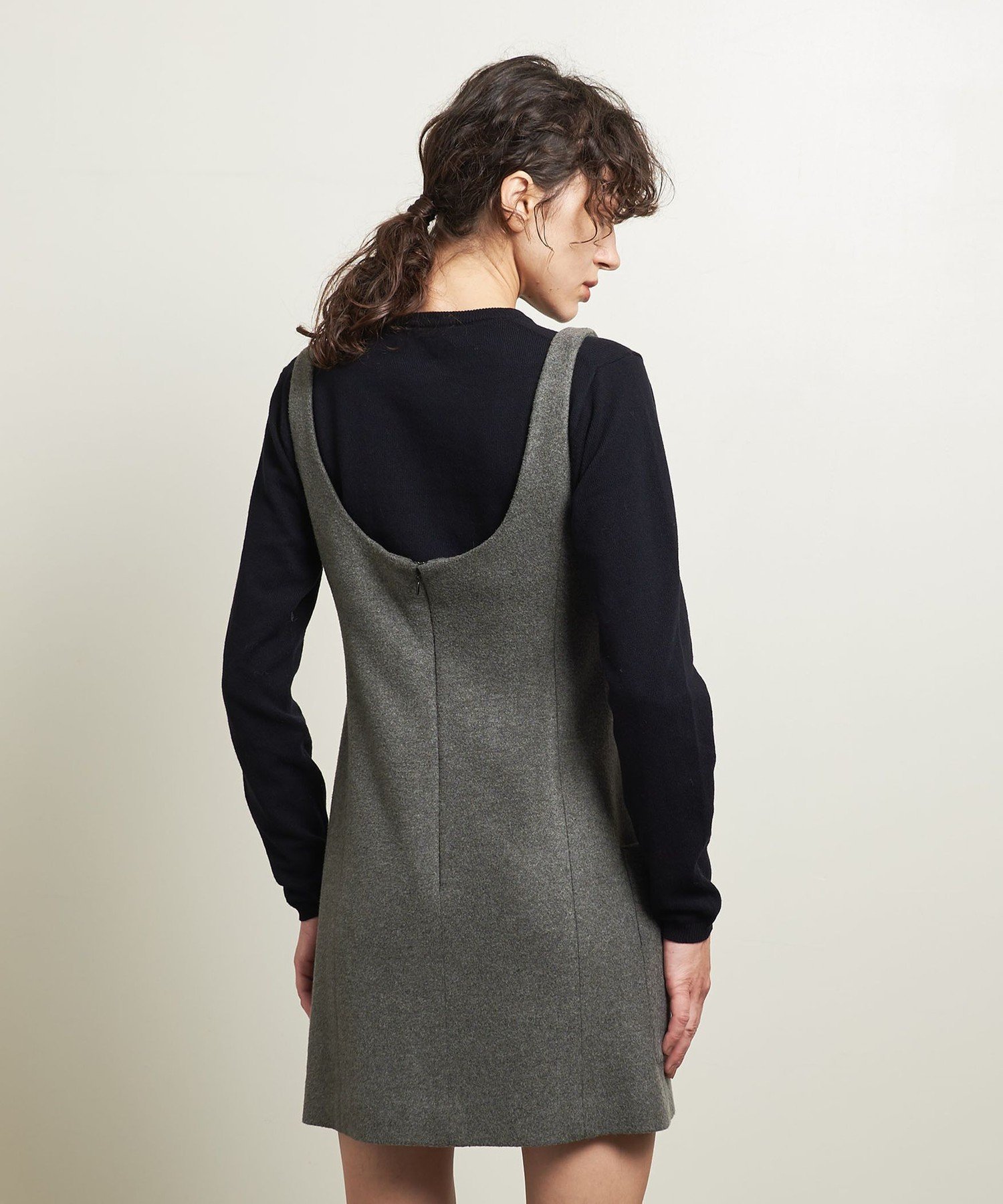 【SALE／80%OFF】ATTISESSION ＜ATTISESSION＞ミニ ワンピース ユナイテッドアローズ アウトレット ワンピース・ドレス ワンピース グレー ベージュ