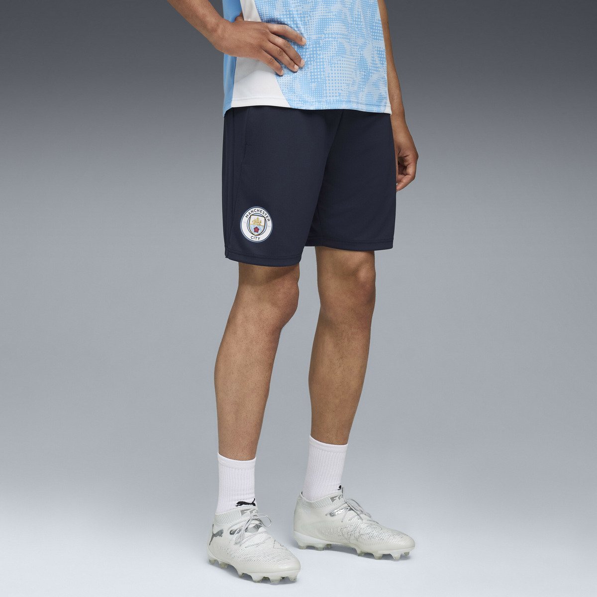 PUMA メンズ マンチェスターシティ FC トレーニング Wポケット ショーツ プーマ パンツ その他のパンツ ネイビー【送料無料】