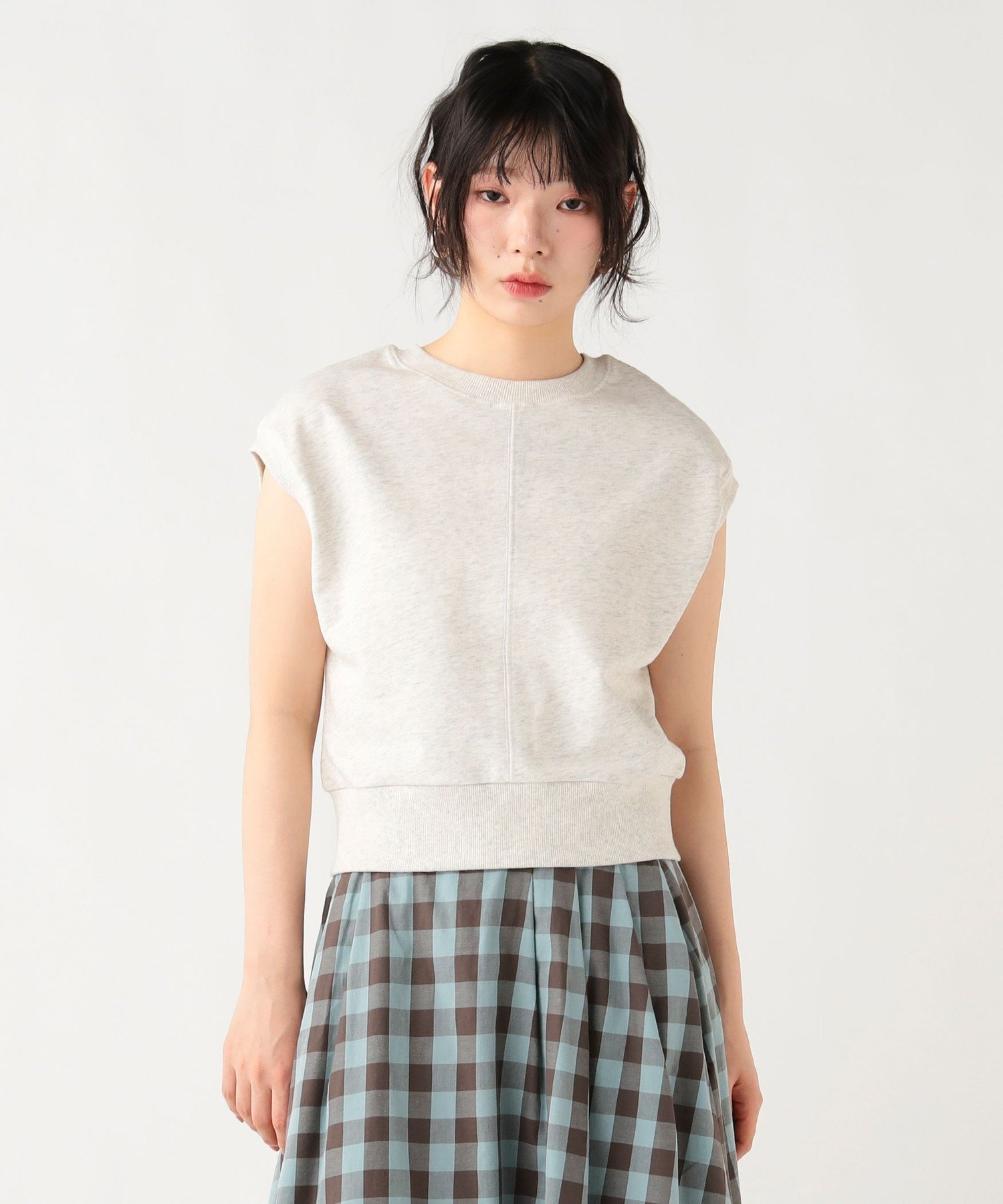【SALE／30%OFF】BEAMS HEART WOMEN 【6/18新規値下げ】後ろジップ 裏毛 プルオーバー 26SS ウォッシャブル 洗える ビームス ハート トップス カットソー・Tシャツ グリーン ブラック