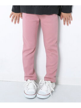 devirock 裏シャギーストレッチパンツ 男の子 女の子 ベビー ボトムス ズボン デビロックストア 子供服 キッズ デビロック パンツ/ジーンズ レギンスパンツ レッド ブラウン ピンク イエロー パープル
