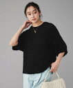 【SALE/30%OFF】UNTITLED 【YENN】ファンシーヤーンプルオーバー アンタイトル トップス ニット ブラック ベージュ【送料無料】