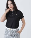 St ANDREWS ELACTION格子ジャガード 撥水フレンチスリーブポロシャツ (WOMENS) セントアンドリュース トップス ポロシャツ ブルー ホワ...