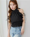 【SALE/10%OFF】one after another NICE CLAUP バックリボンアメスリブラウス ワンアフターアナザー ナイスクラップ トップス...