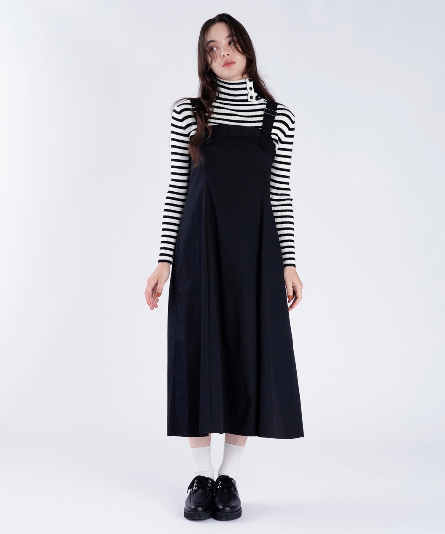 To b. by agnes b. ライトツイルドレス アニエスベー ワンピース・ドレス その他のワンピース・ドレス ブラック【送料無料】