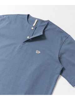 Urban Research x Scye Basics Henley T-Shirt 5120-21495: Blue Urban Research x Scye Basics Henley T-Shirt 5120-21495: Blue