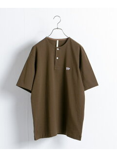 Urban Research x Scye Basics Henley T-Shirt 5120-21495: Brown Urban Research x Scye Basics Henley T-Shirt 5120-21495: Brown