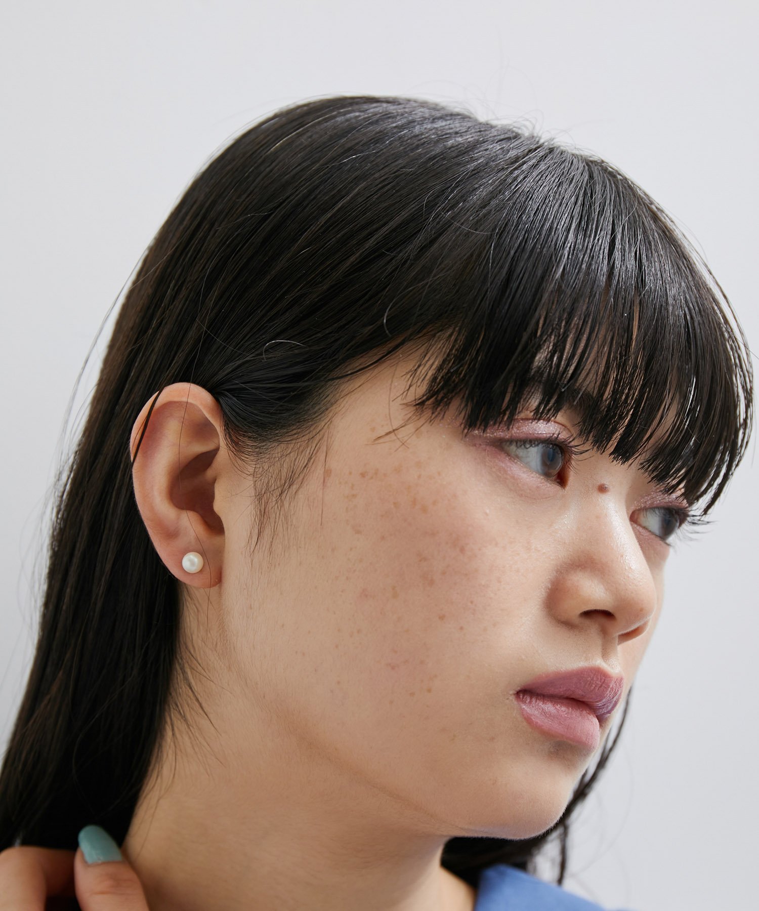 ADAM ET ROPE' FEMME 【LES BIJOUX】フープ&パールセットピアス アダムエロペ アクセサリー・腕時計 ピアス ゴールド シルバー