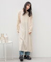 【SALE/50%OFF】LOWRYS FARM ソデスリットリボンワンピース ローリーズファーム ワンピース・ドレス ワンピース ホワイト グレー ピンク【送...