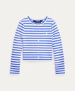 POLO RALPH LAUREN (ガールズ 2才~6才)ストライプド ストレッチ ポンチ カーディガン ラルフローレン トップス カーディガン【送料無料】