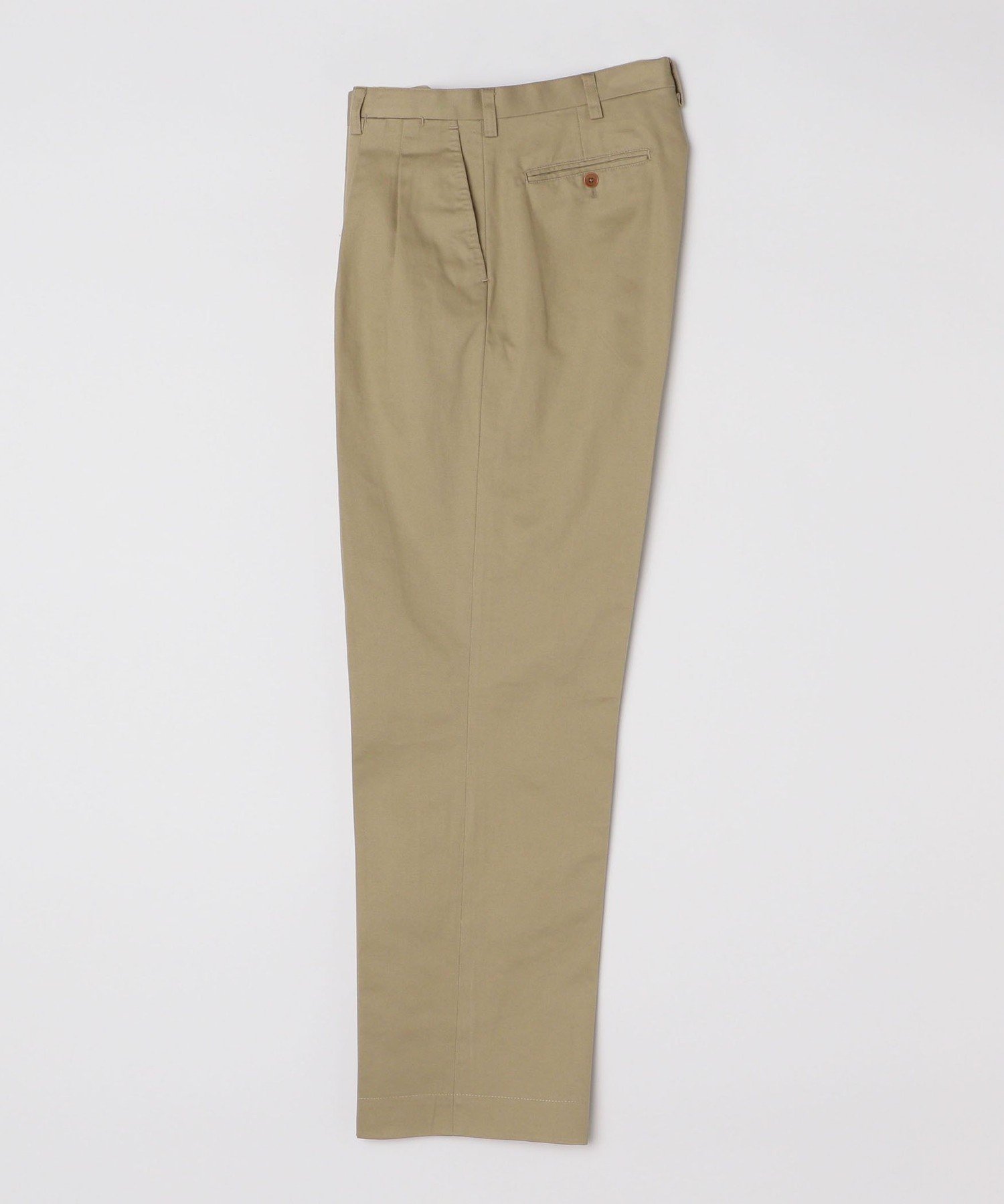 【SALE／40%OFF】SHIPS MEN Errico Formicola: サルトリアル チノ トラウザーズ シップス パンツ チノパンツ カーキグリーン【送料無料】