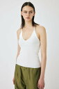【SALE/50%OFF】MOUSSY HALTER KNIT キャミ マウジー トップス キャミソール ブラック ホワイト